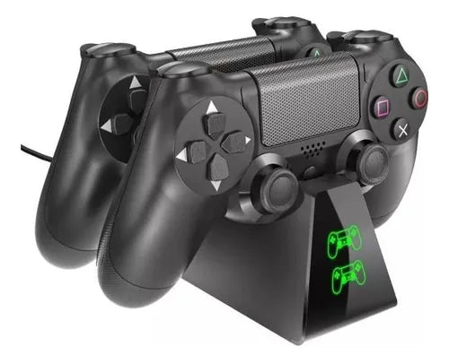 Cargador Dual Con Controlador Usb Ps4 Slim Ps4 Pro Dualshock