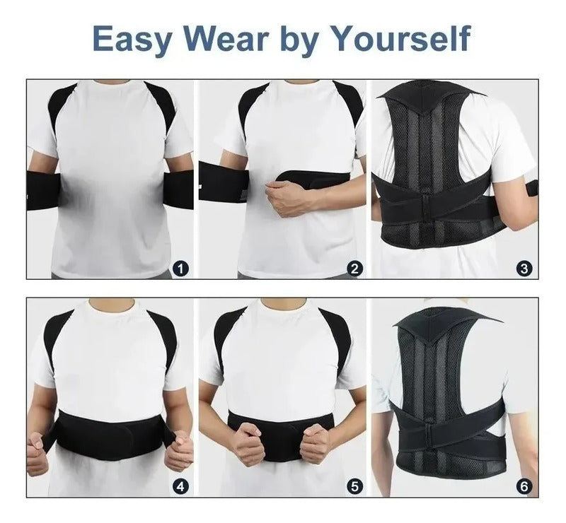 Corrector Postura Camisilla Chaleco Para Mujeres Y Hombres - Xl