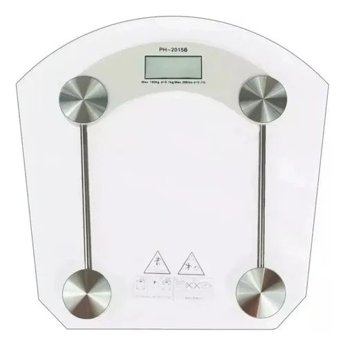 Bascula Digital Pesa Personas Baño Pantalla 180 Kg Digital