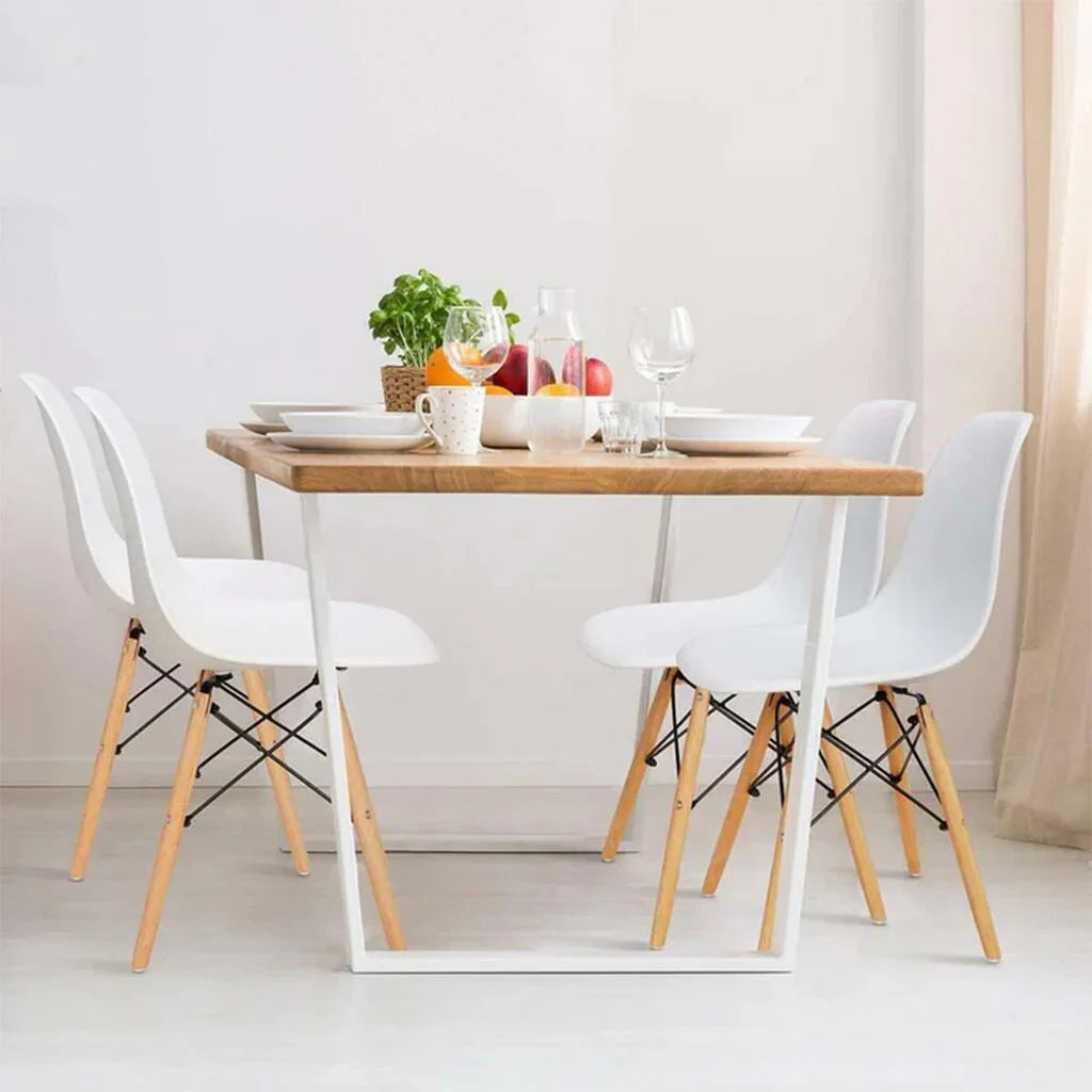 Kit de sillas X4 tipo Eames Para comedor , oficina y decoracion