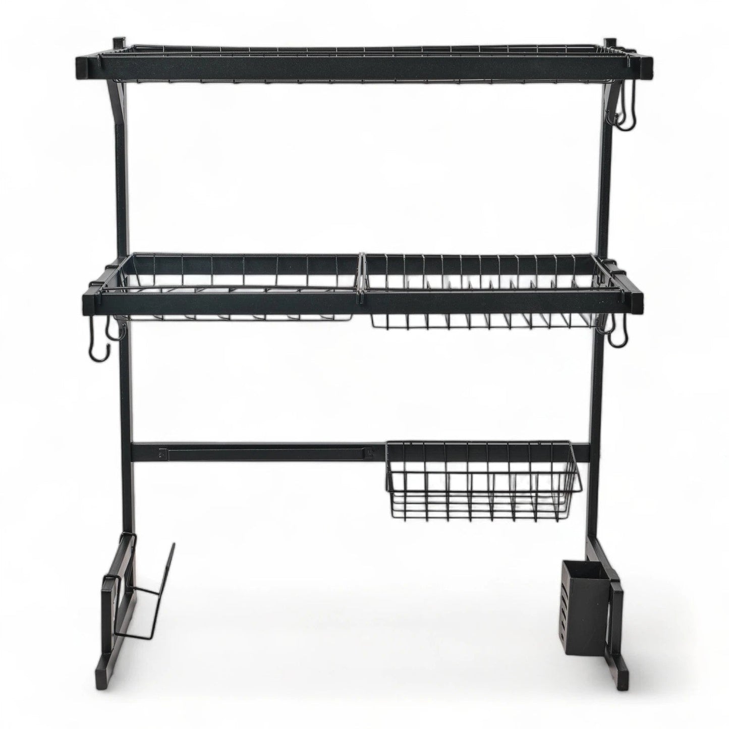 Seca Plato Acero Inoxidable 65cm Escurridor 2 Pisos