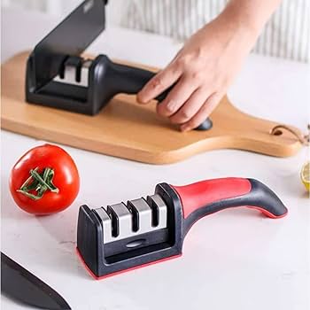 Afilador De Cuchillos Tijeras Navajas Acero Inoxidable