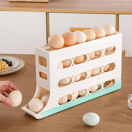 Dispensador De Huevos Para Refrigerador,tolerar De 30 Huevos