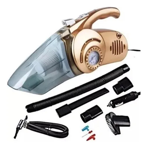 Aspiradora De Carro Multifunción Con Compresor 4 En 1