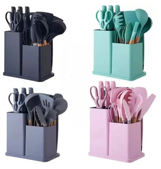 Juego De Utensilios De Cocina 19 Unidades De Cocina