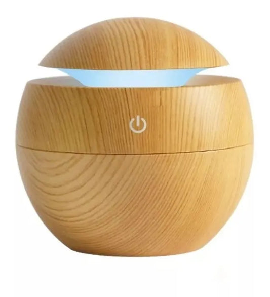 Difusor De Aromas 130ml  Ambientador Humificador Esfera Luz Led