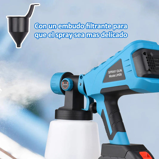 Pulverizador De Pintura Eléctrico Inalámbrico Color Azul 110V/220V