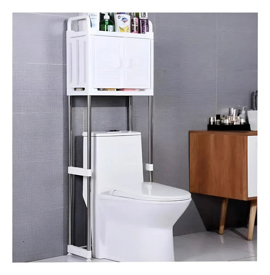 Estante Organizador Zebbris Baño Gabinete Superior Multiusos Blanco