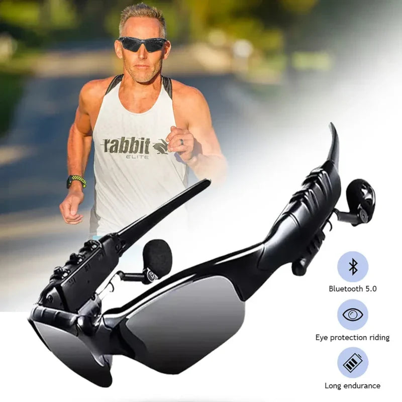Gafas de sol polarizadas con auriculares deportivos Bluetooth