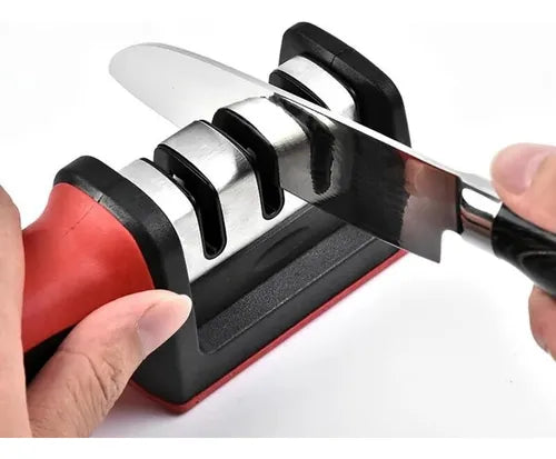 Afilador De Cuchillos Tijeras Navajas Acero Inoxidable