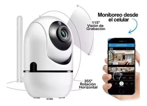 Camara Ip Robot 1 Antena App Wifi Visión Nocturna