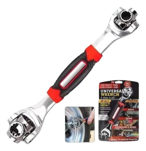 Llave Universal 48 En 1 Multifunción, Cabezal Giratorio 360°