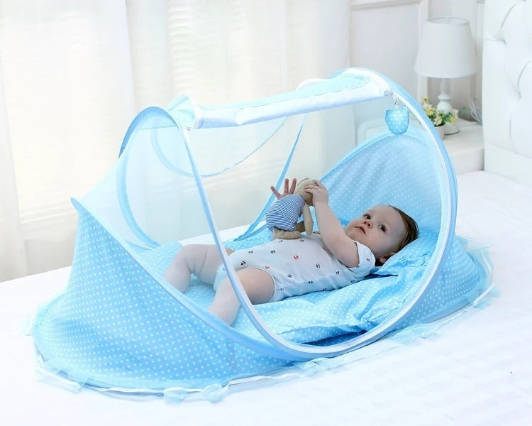 Cuna Zebbris Mosquitero Portátil Para Bebés De 0-36 Meses Rosa