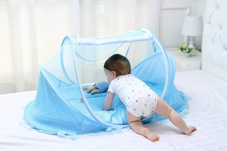 Cuna Zebbris Mosquitero Portátil Para Bebés De 0-36 Meses Rosa