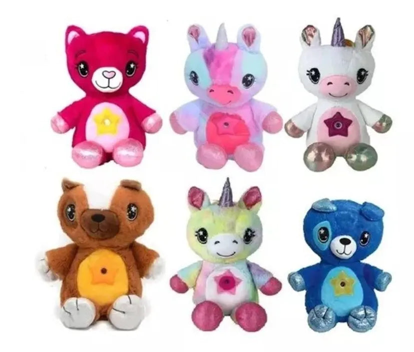 Peluche Luminoso Star Belly Proyector De Luz
