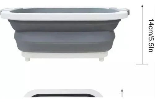 Tabla 4 En 1 Multiuso Bandeja Escurridor Cajón Plegable
